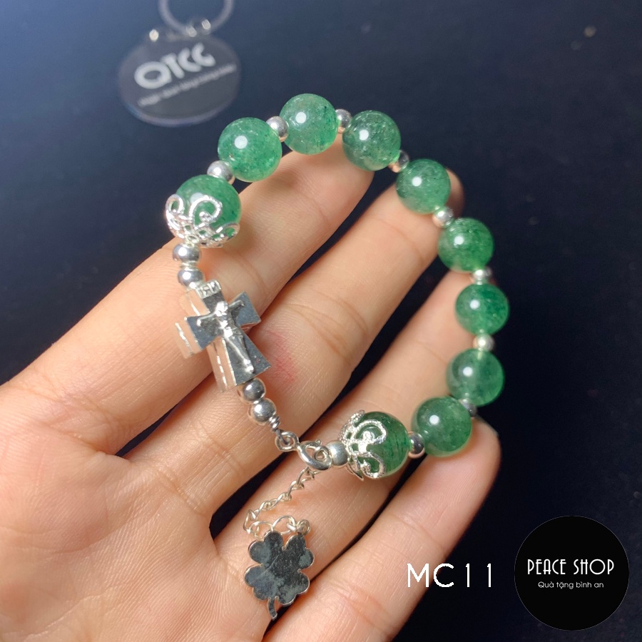 Vòng Mân Côi - Tràng Hạt Đá - Mẫu MC11  - Quà tặng Công Giáo tinh tế, ý nghĩa