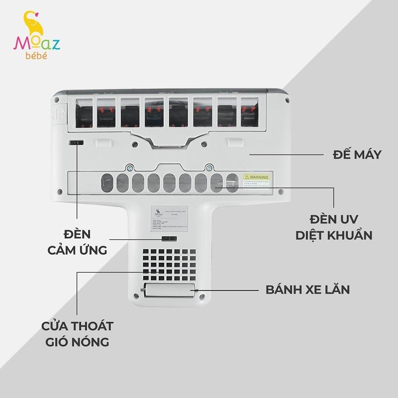 MÁY HÚT BỤI GIƯỜNG NỆM MOAZBEBE MB037. HÀNG CHÍNH HÃNG