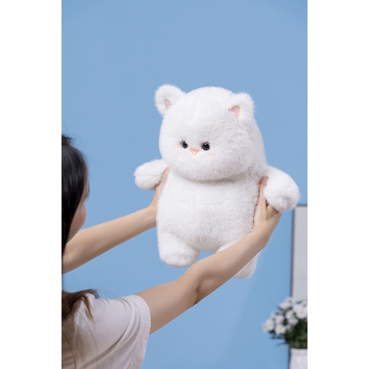 Thú Nhồi Bông Hình Chú Mèo Dễ Thương Cho Bé