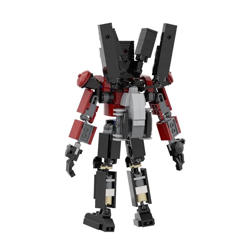 GOROCK 459pcs Titan Skibidi Nhà vệ sinh Anime Mô hình Khối Xây dựng Bộ Cơ khí Titan TV Đồ chơi Gạch Con người Quà tặng Giáng sinh cho trẻ em