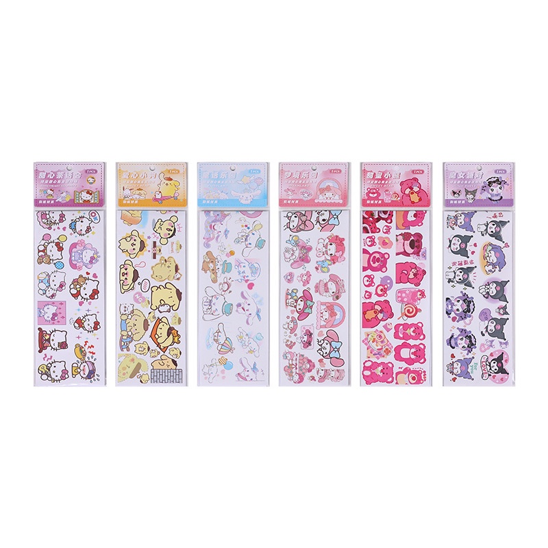 🌸Bộ Sticker Hoạt Hình Kute Siu Hot Trend🌸Gấu Dâu Kuromi Cún Tai Dài🌸LYANWN🌸