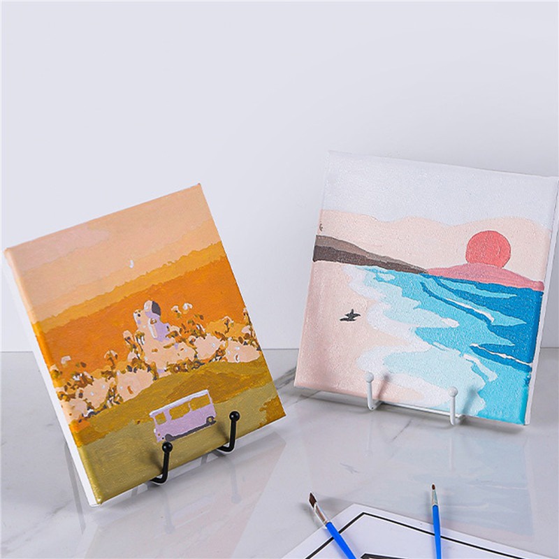 Khung Sắt Trưng Bày Tranh Đá / Đĩa Sứ / Đồng Hồ Dùng Trong studio