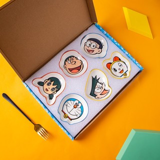 [Doraemon]  Bộ Đĩa Sứ Đựng Gia Vị