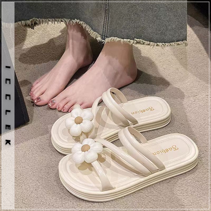 ICCLEK dép nữ dép bánh mì nữ Thoải mái Giày dép B90H2WA 34Z230826