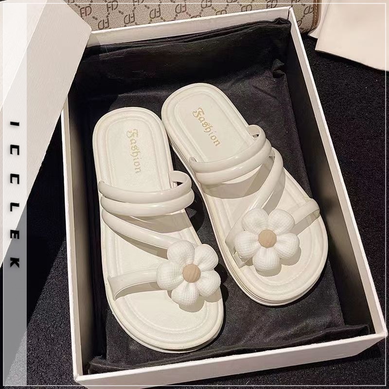 ICCLEK dép nữ dép bánh mì nữ Thoải mái Giày dép B90H2WA 34Z230826