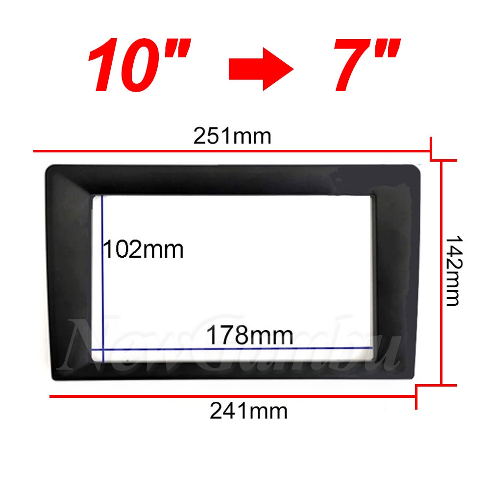 Xps Bộ Khung Gắn Màn Hình Phía Sau Máy Phát cd dvd radio 10 / 9 / 7 inch