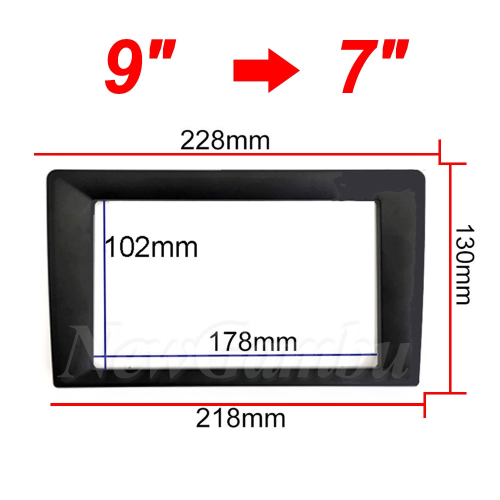 Xps Bộ Khung Gắn Màn Hình Phía Sau Máy Phát cd dvd radio 10 / 9 / 7 inch