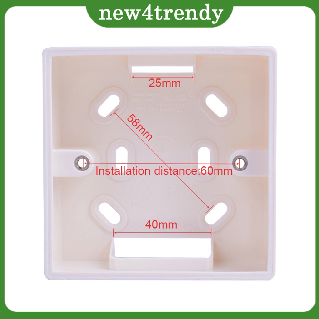 1 / 2 / 3 / 5 Hộp Gắn Ngoài Thay Thế Cho Công Tắc Chuẩn 86Mm X 86Mm