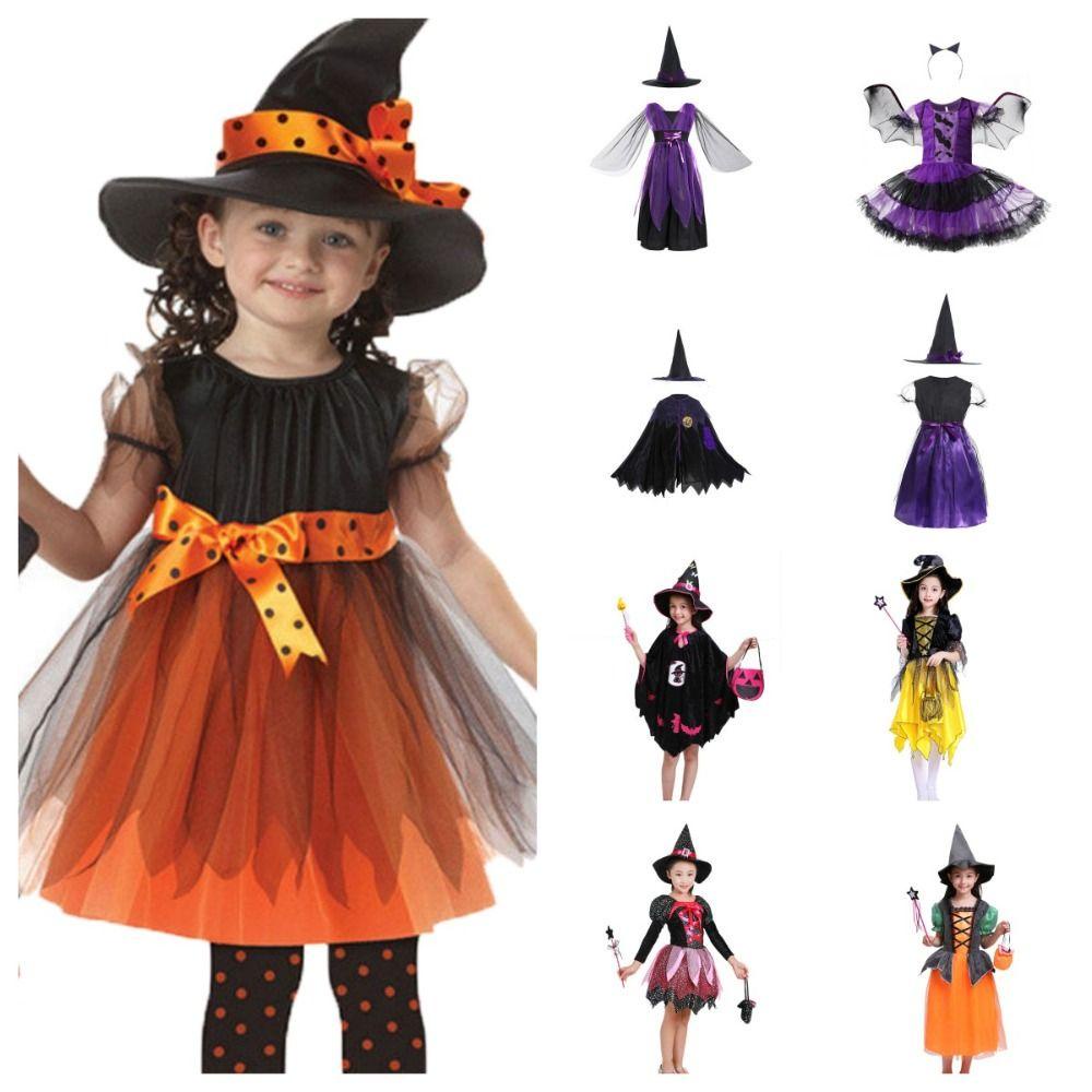 Bộ Trang Phục Hóa Trang halloween Nhân Vật Phù Thủy Kèm Mũ Lưới Lấp Lánh Mới Lạ