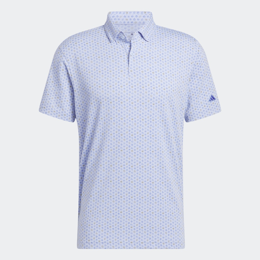 adidas Đánh gôn Áo Polo Golf Họa Tiết Go-To Nam Màu xanh da trời HS1119