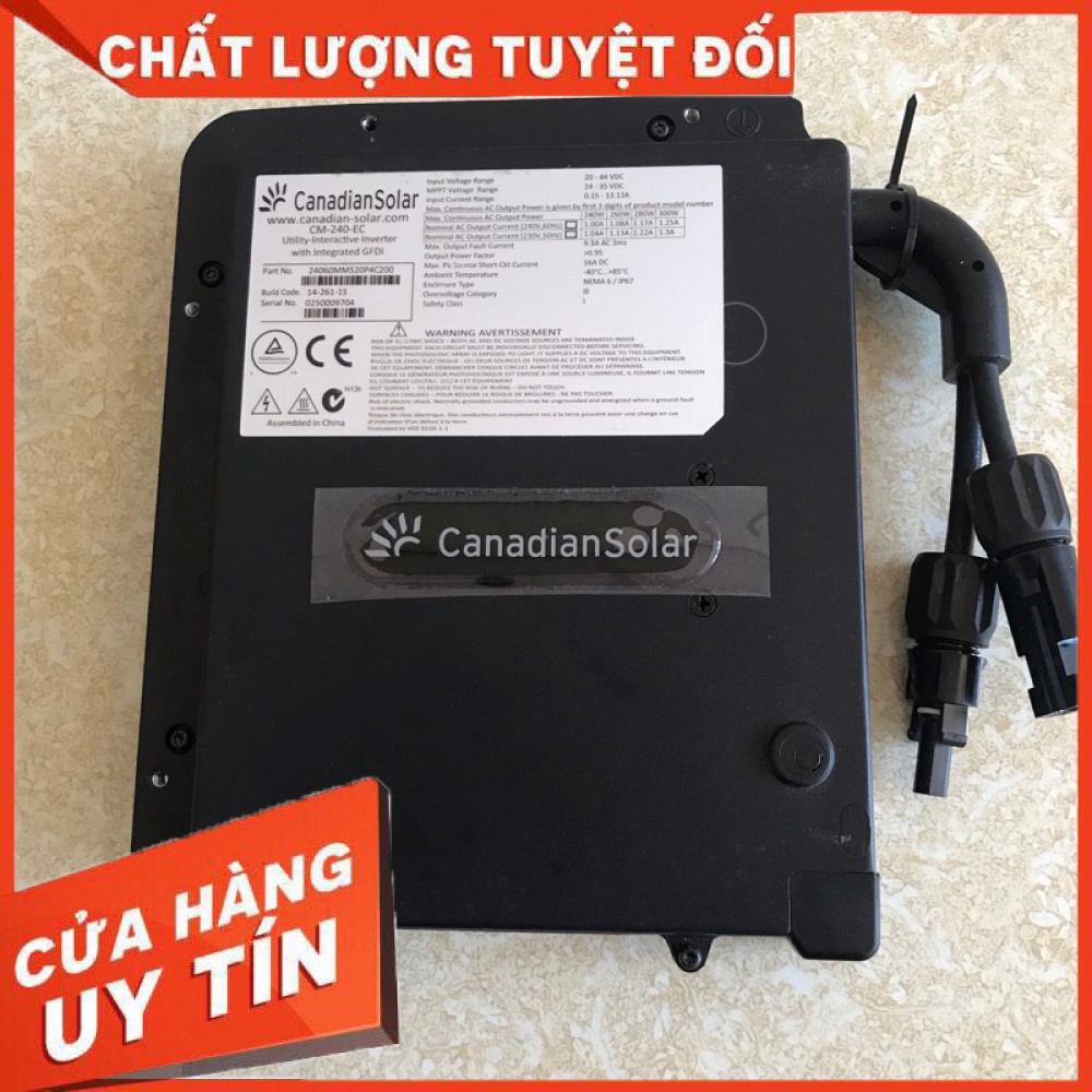 Biến tần hoà lưới Micro Inverter Canadian CM-240-EC-240W