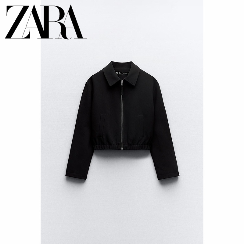 Zara Áo Khoác bomber Thời Trang Cá Tính Cho Nữ