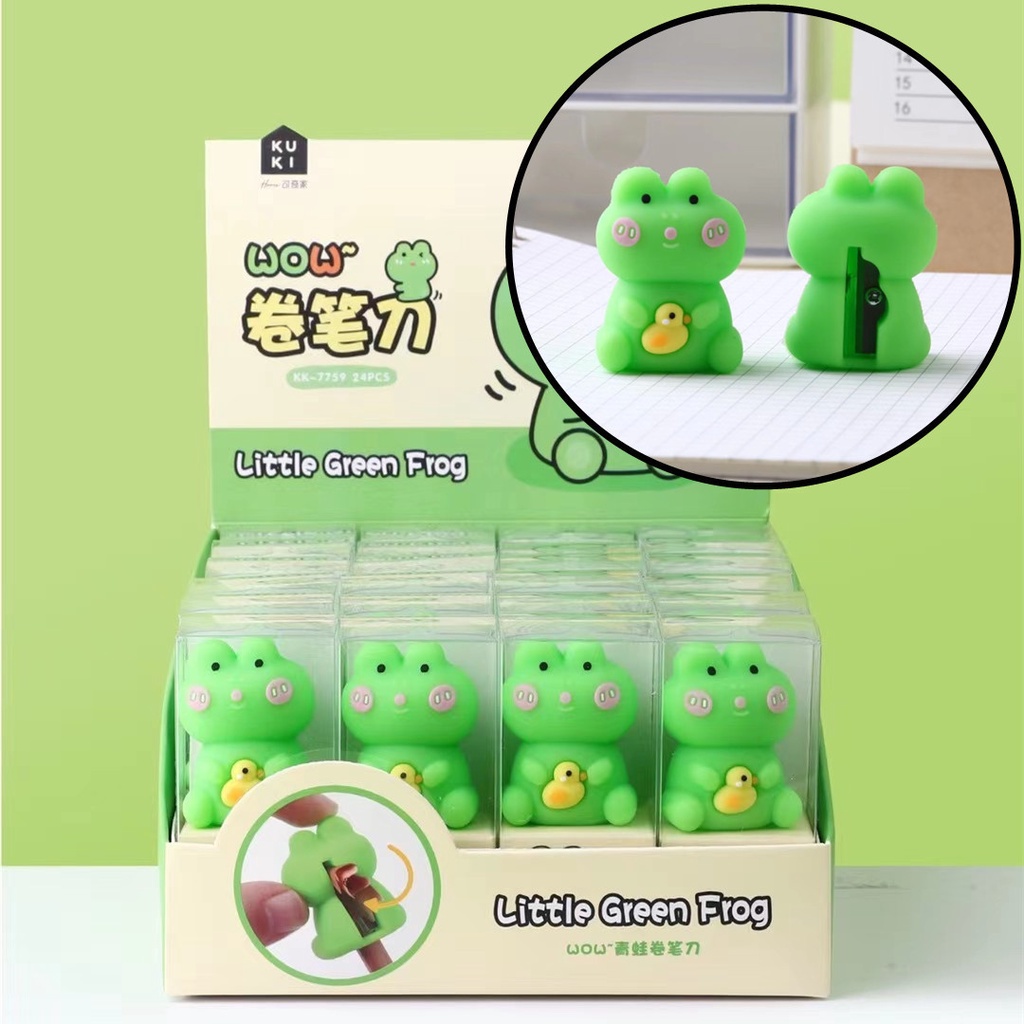 Đồ Gọt Bút Chì Bằng Silicon Hình Gấu / Dâu Tây Dễ Thương