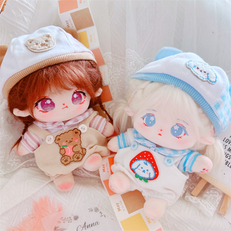 Bộ Đồ Chơi Búp Bê Nhồi Bông 20cm Đáng Yêu
