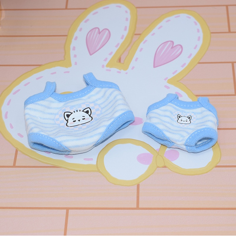 Mới Áo liền quần Bằng cotton Với Họa Tiết Động Vật Đáng Yêu Dùng Cho Búp Bê 10 / 20cm