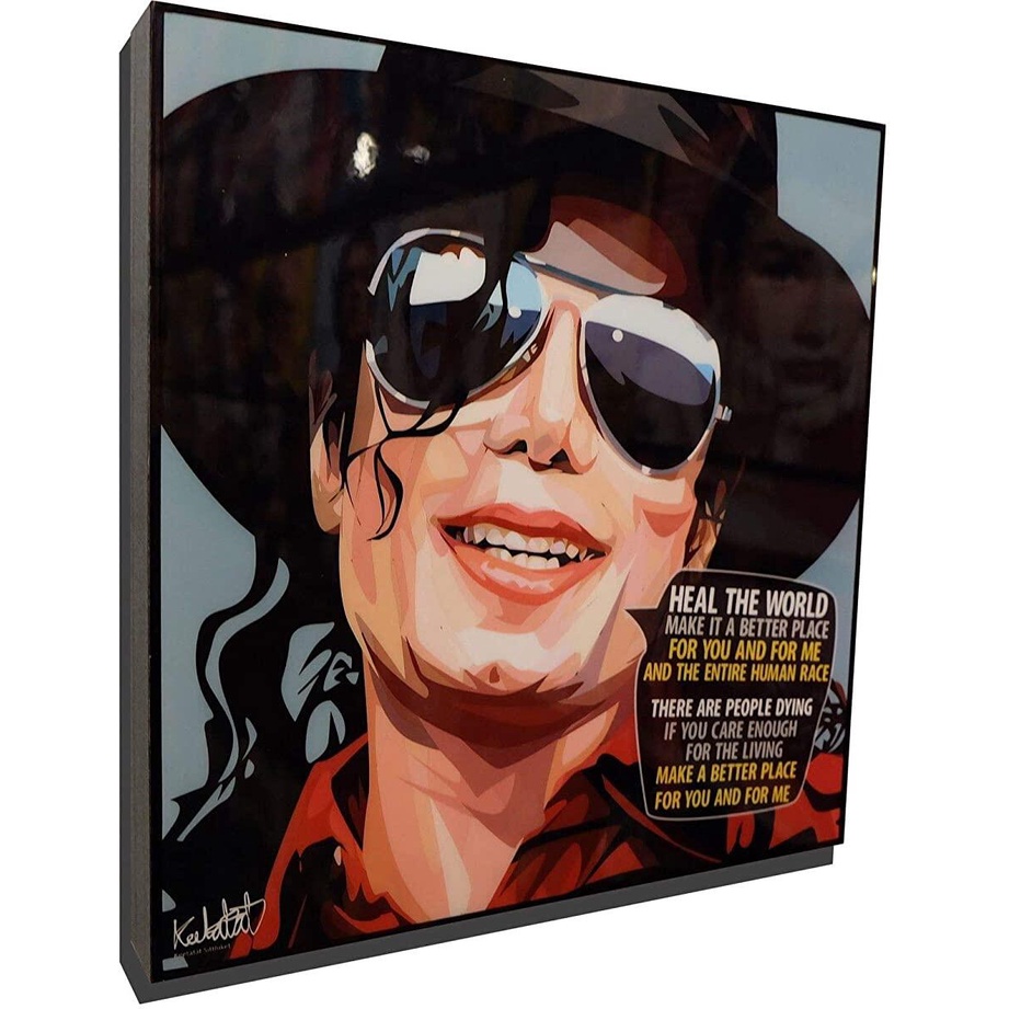 Michael Jackson Poster Pop Art In Hình Trang Trí Tường In Động Lực Trang Trí Nhà Quạt Tác Phẩm Nghệ 