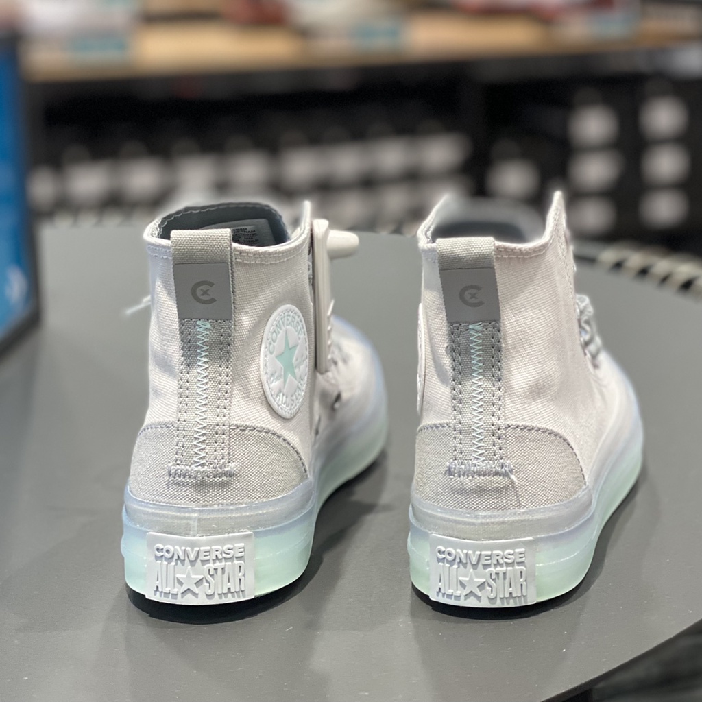 Converse Giày Vải canvas Cổ Cao Siêu Nhẹ Thoáng Khí Phối Màu Cá Tính Cho Nam Nữ