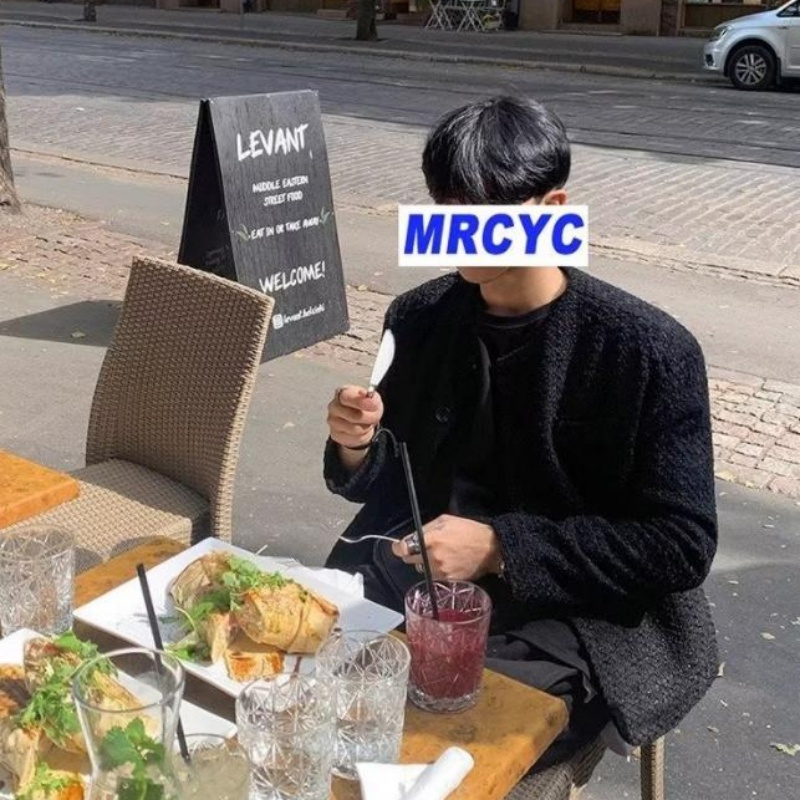 Áo Khoác Nam Tay Dài Dáng Rộng Phong Cách Hàn Quốc