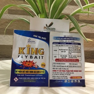 Thuốc diệt ruồi king fly bait bột dạng gói pha 20gr