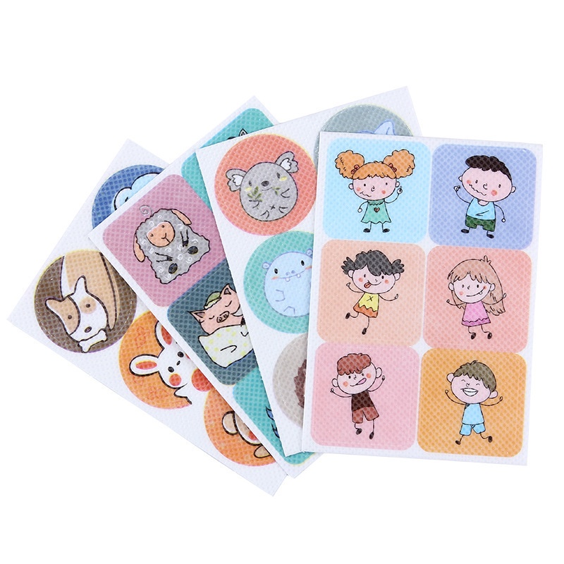 Hollybaby Set 36 Miếng Dán Tinh Dầu Chống Muỗi Họa Tiết Hoạt Hình Cho Bé