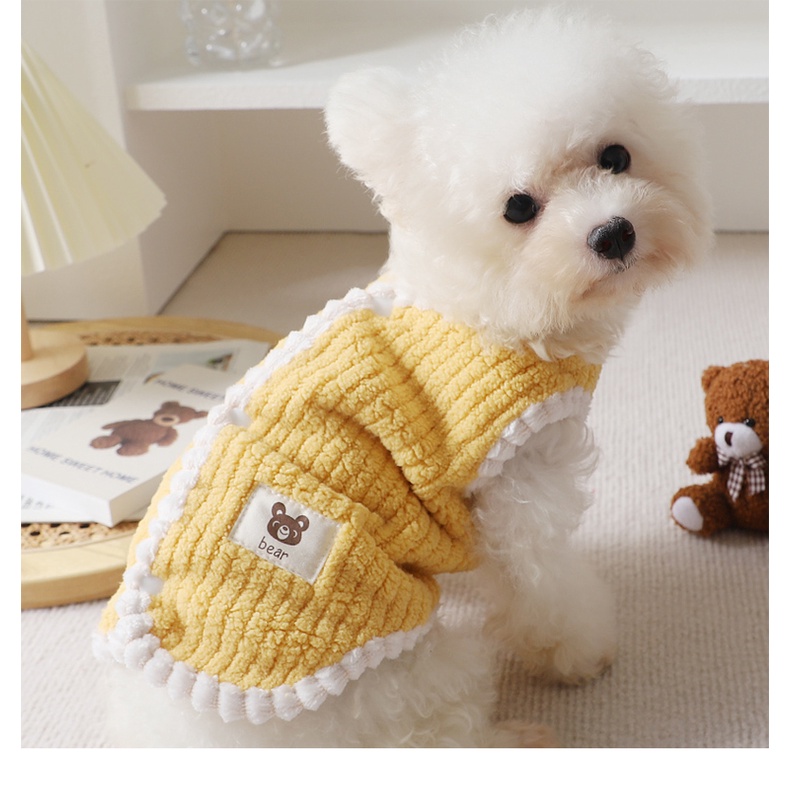 Áo Khoác Giữ Ấm Mùa Thu Đông Phong Cách Mới Cho Thú Cưng