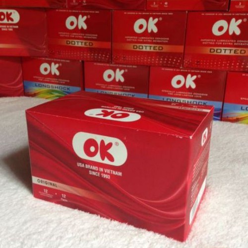 COMBO 144 CÁI BAO CAO SU OK BẠC HÀ MÁT LẠNH