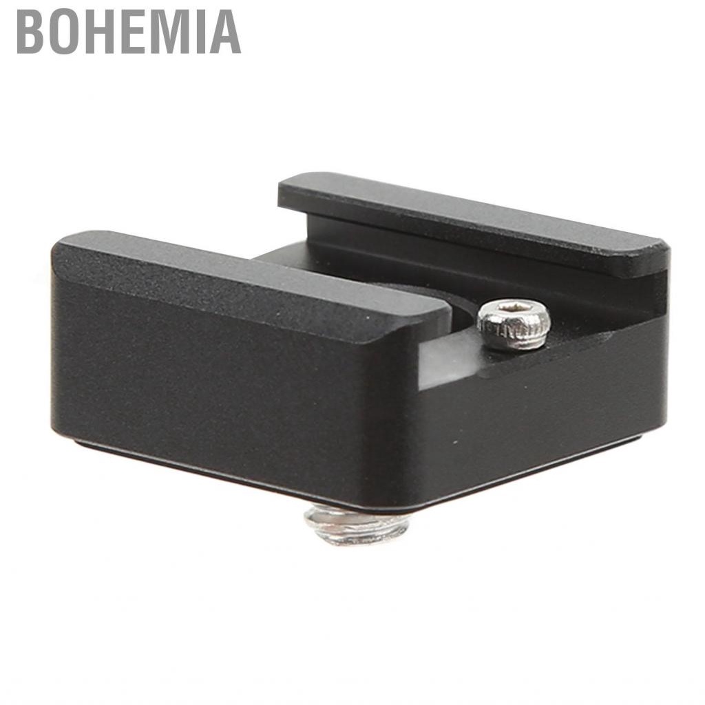 Bohemia Cold Shoe Mount Adapter Bracket With 1/4in Screw Hole For  Cage New