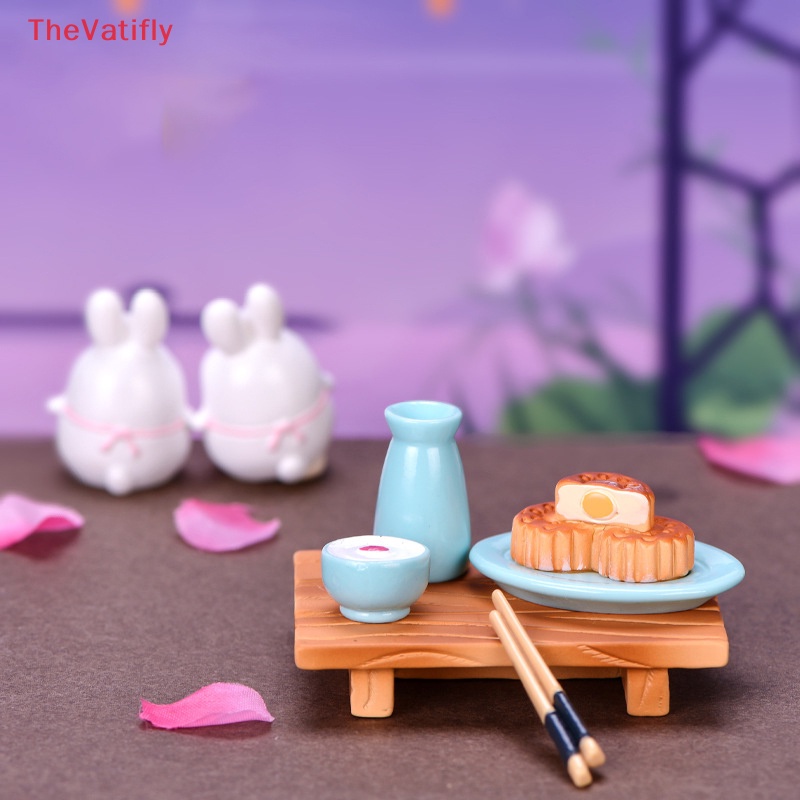 Chậu Cây mini Hình Chú Thỏ Trang Trí Lễ Hội Trung Thu diy