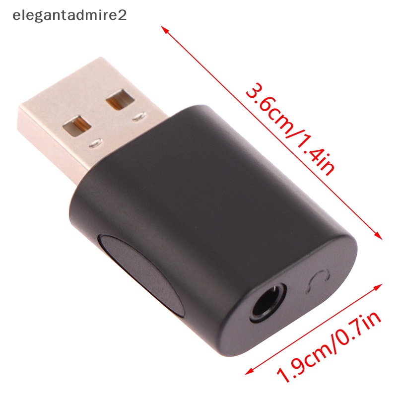 Đầu Chuyển Đổi Thẻ Âm Thanh usb Sang Giắc Cắm Tai Nghe aux 3.5mm Cho pc / laptop