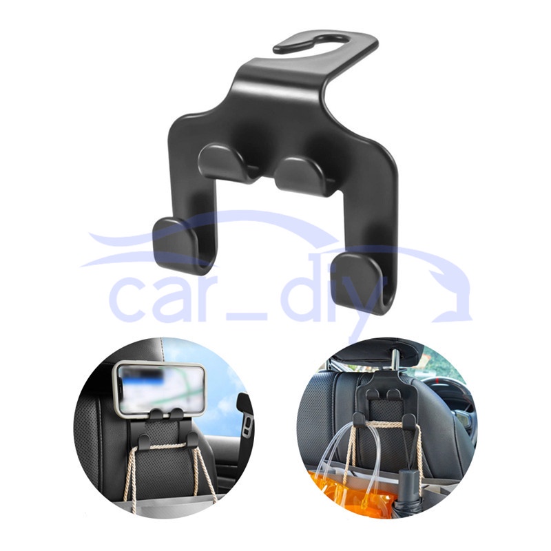 1 Móc Treo Điện Thoại Gắn Sau Ghế Xe Hơi Đa Năng