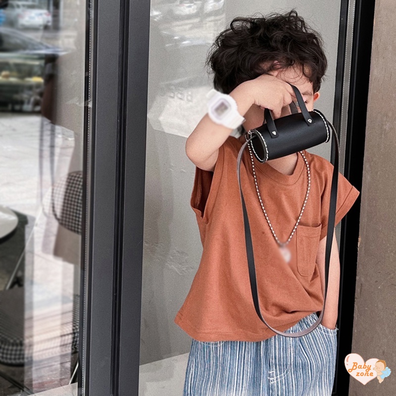 Túi Xách Da Đeo Chéo Phong Cách retro Đơn Giản Thời Trang Cho Bé Gái Ví