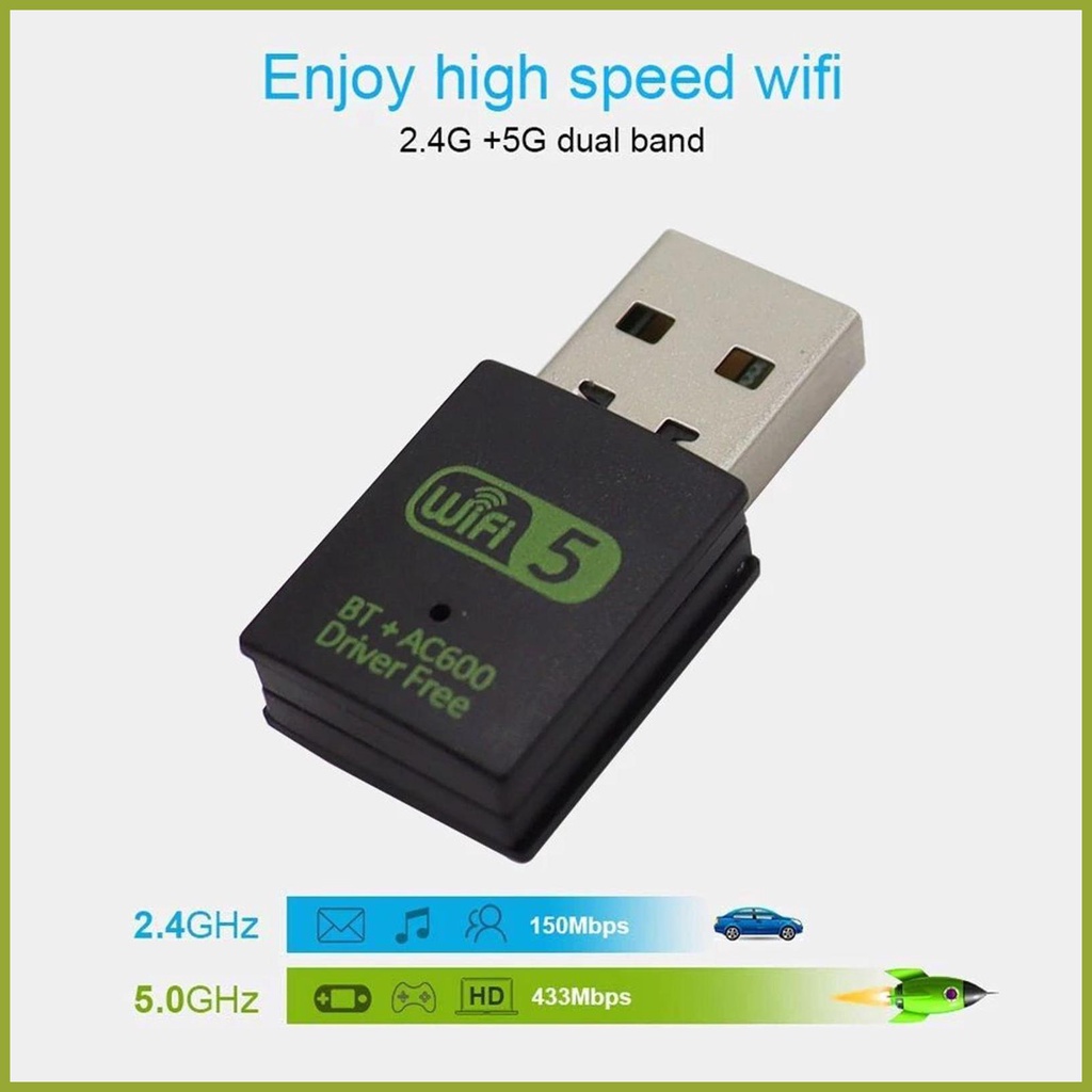 Usb wifi Băng Tần Kép 2.4ghz5.8ghz Cho Máy Tính