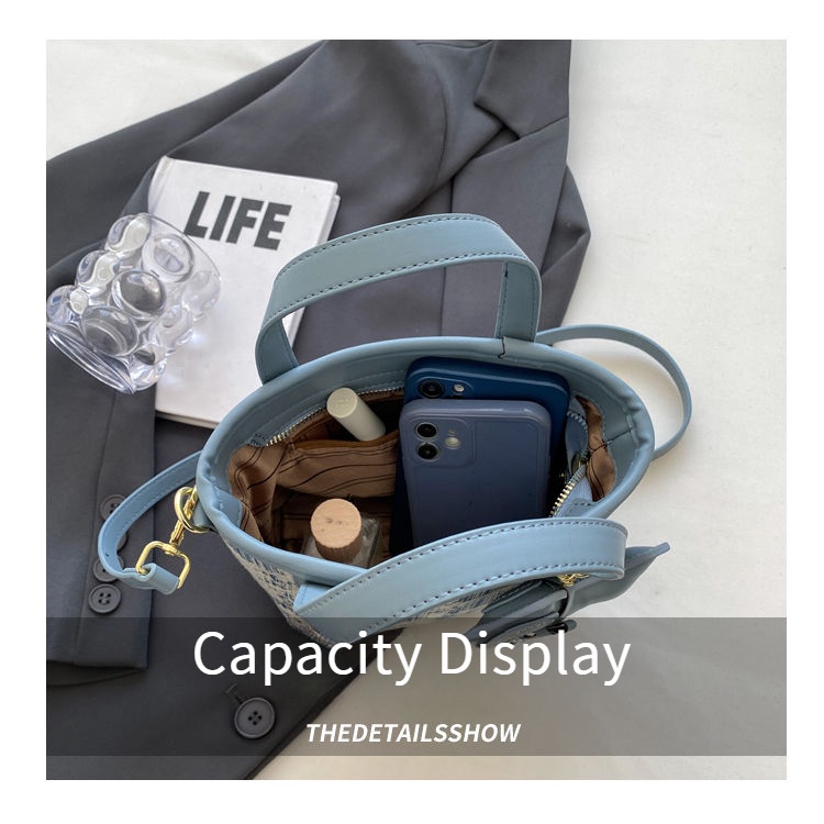 Túi Xách denim Đeo Chéo Thời Trang Hàn Quốc Cho Nữ