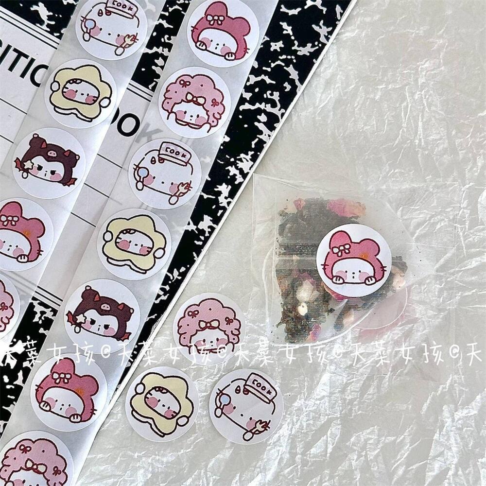 SANRIO Cuộn 500 Miếng Dán Trang Trí In Hình Công Chúa disney Xinh Xắn