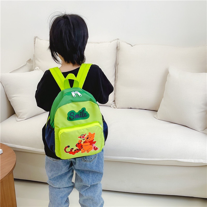 Balo-cặp siêu nhẹ cho bé học mầm non, đi chơi họa tiết hoạt hình dễ thương