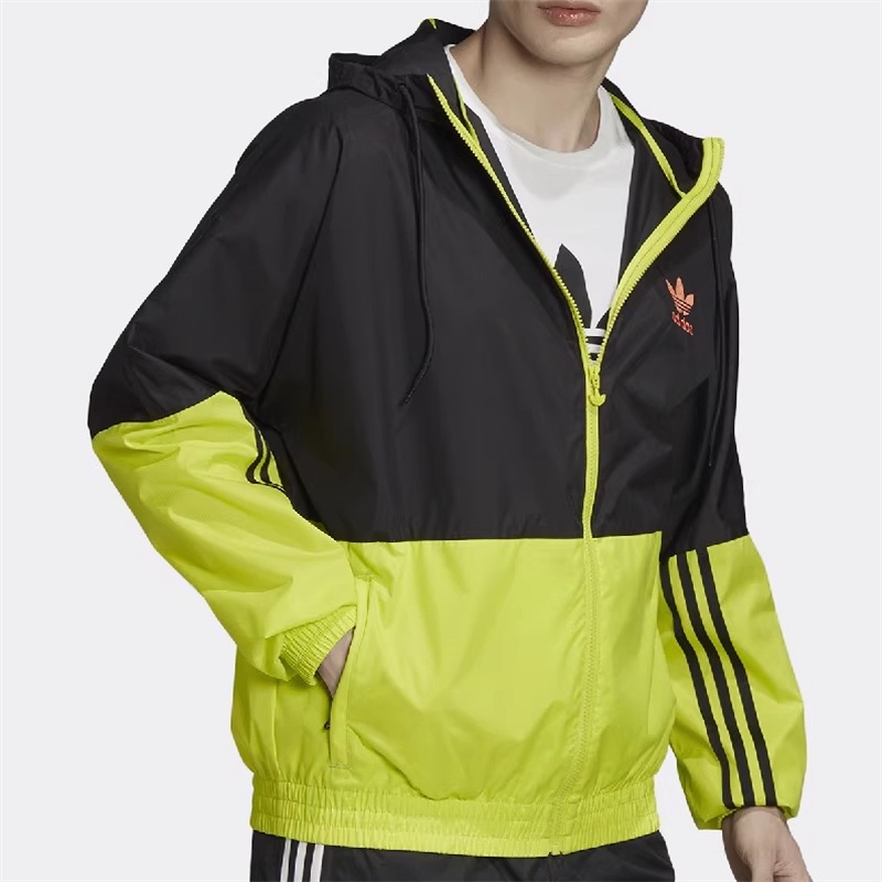 Áo Khoác Thể Thao adidas Có Mũ Trùm Siêu Nhẹ Thoáng Khí Chống Nắng Phối Màu Tươi Sáng Cho Nam