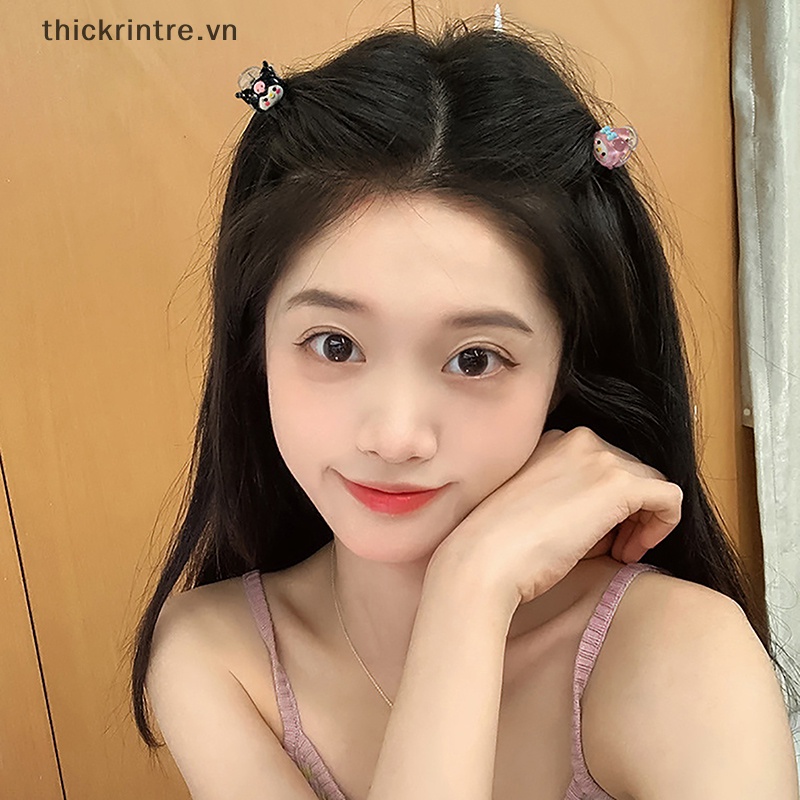Set 2 Kẹp Tóc mini Hình Hoạt Hình Xinh Xắn vn