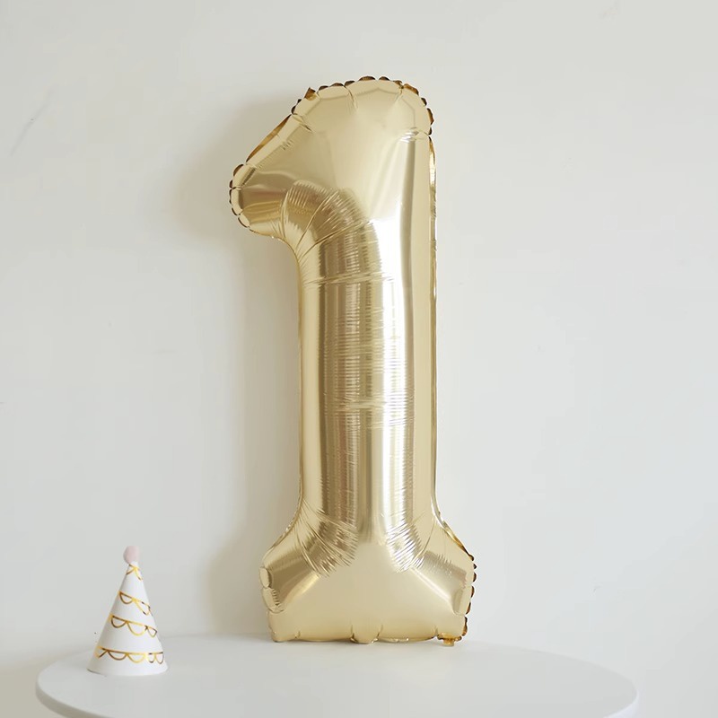 Bong Bóng Hình Số 0-9 40 inch Bằng Lá Nhôm Trang Trí Tiệc Sinh Nhật / Đám Cưới / Sinh Nhật / Kỷ Niệm