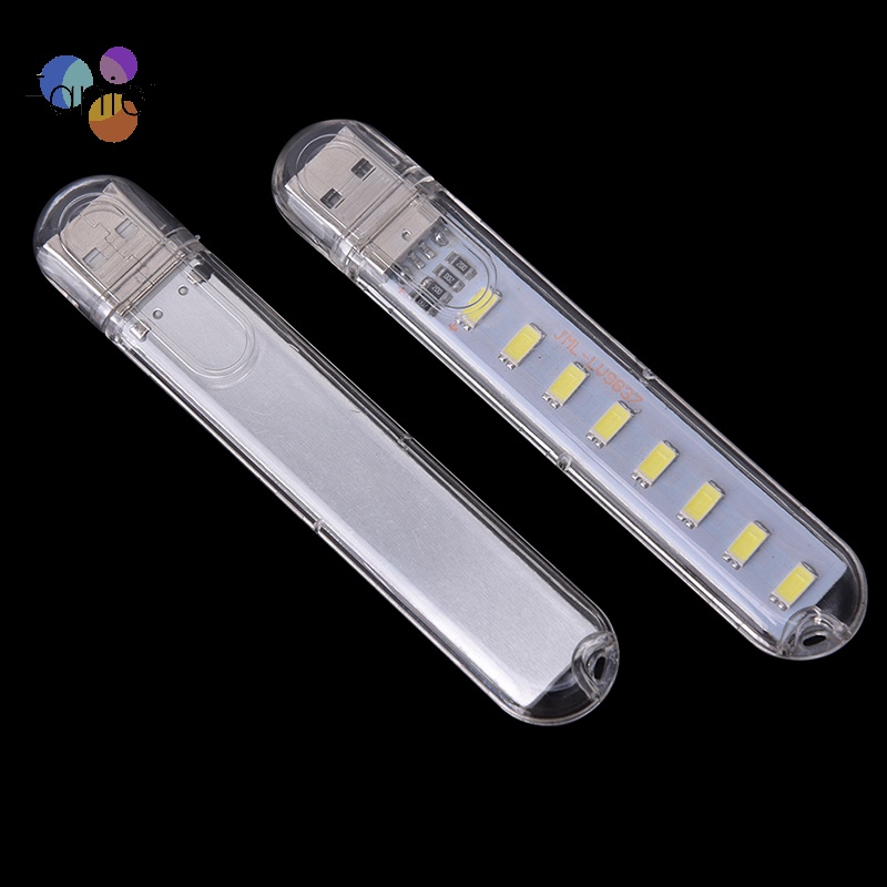Đèn led usb mini Di Động 5v 8 Bóng led Cho Máy Tính Di Động