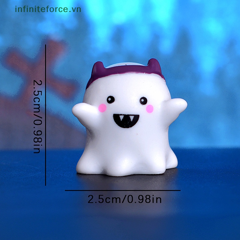 Tượng Ma Cà Rồng Bí Ngô mini Bằng Nhựa resin Dễ Thương Trang Trí Tiểu Cảnh halloween