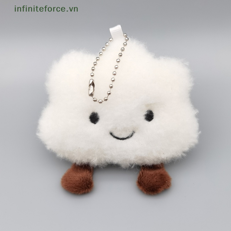 Móc Chìa Khóa Xe Hơi / Túi Xách Hình Búp Bê Nhồi Bông Mềm Mại Đáng Yêu