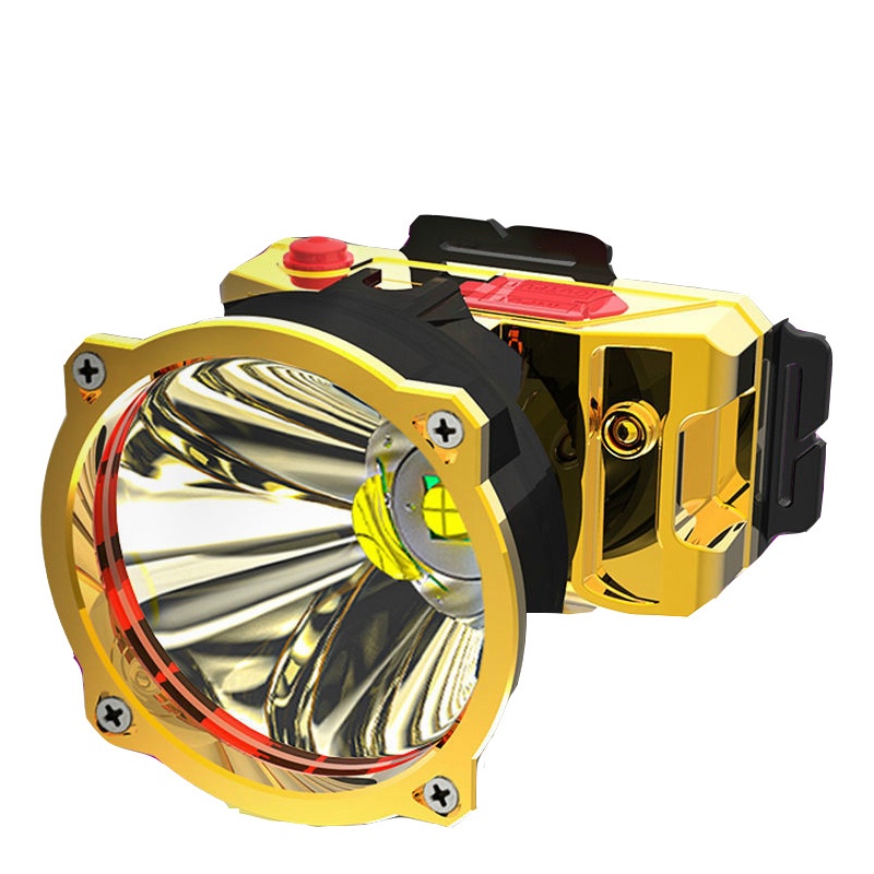 Đèn led Đội Đầu Ánh Sáng Trắng / Vàng Siêu Sáng Chống Thấm Nước Có Thể Sạc Lại Dùng Trong Nhà / Ngoài Trời