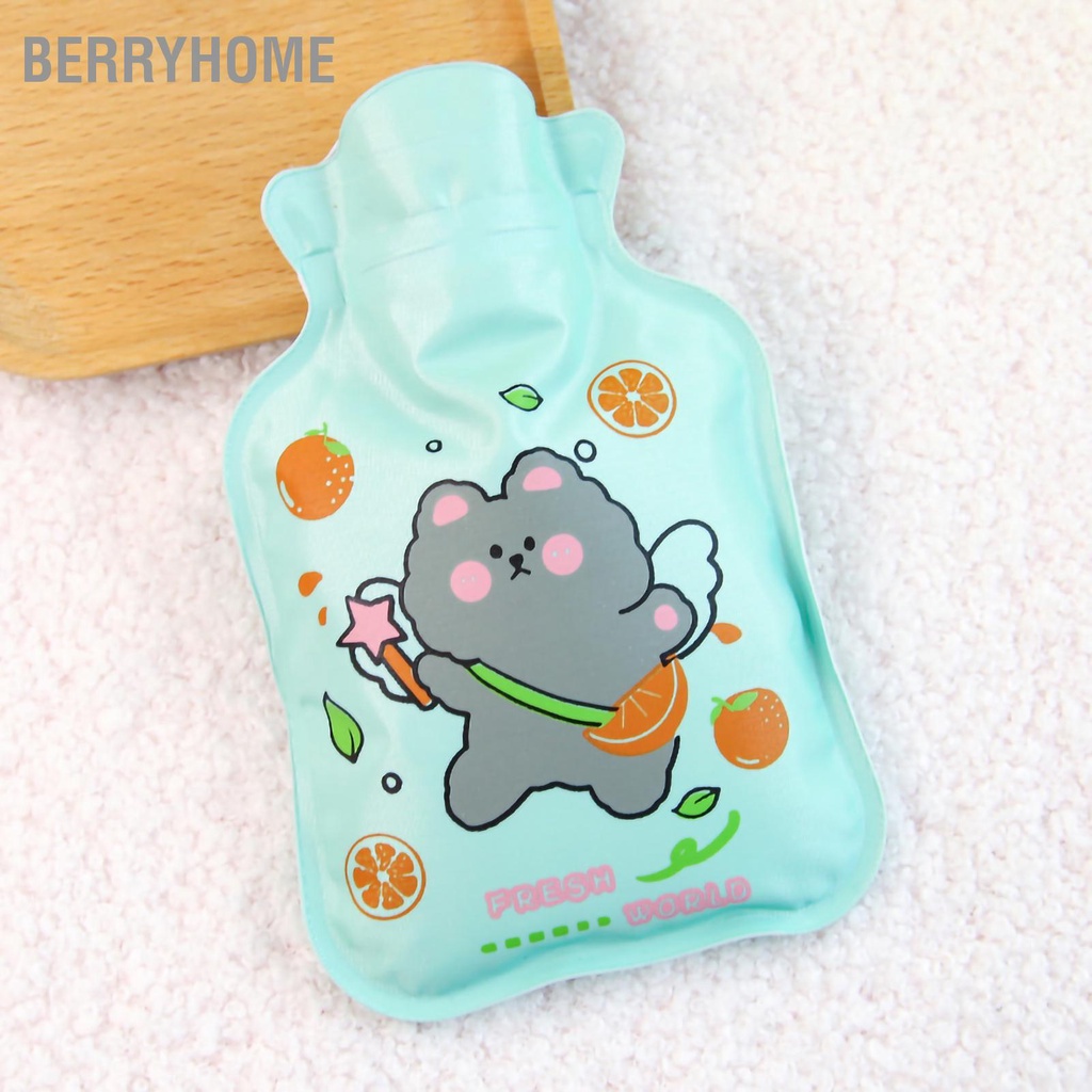 Chai Nước Nóng Hoạt Hình Dễ Thương Dày Đa Năng PVC Túi Cho Mùa Đông Giảm Đau  BerryHome~