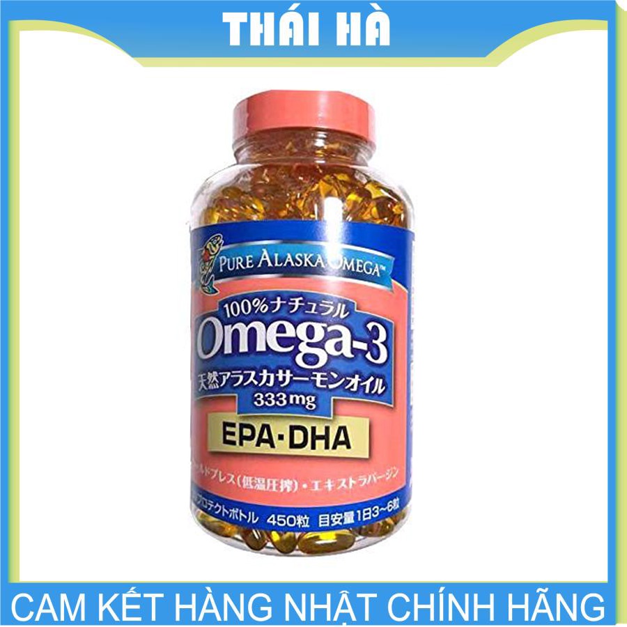 VIÊN DẦU CÁ HỒI OMEGA-3 EPA DHA ALASKA OIL 333MG NHẬT BẢN 5 THÁNG UỐNG