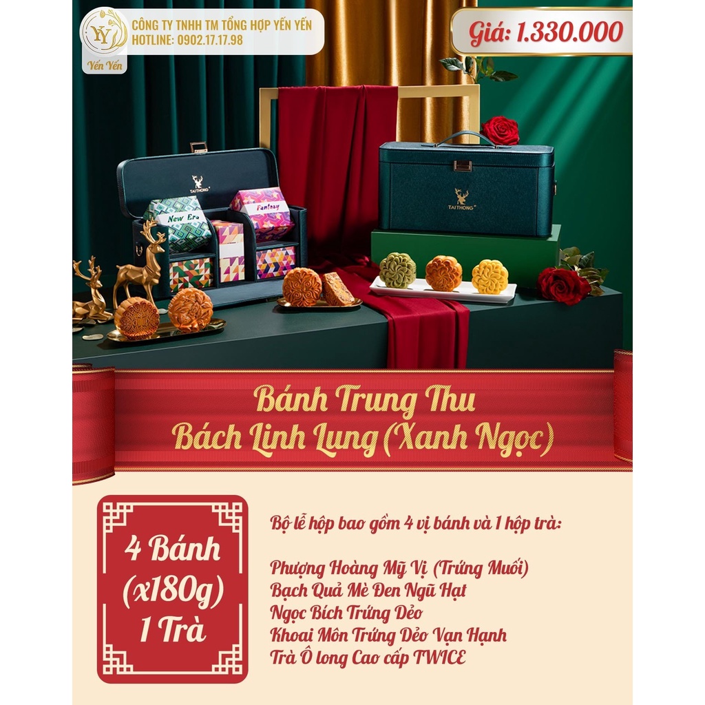 Bánh trung thu Tai Thong cao cấp Bách Linh Lung