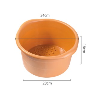 Shepherd Heat resistant deep foot soaking thickened PP material massage basin