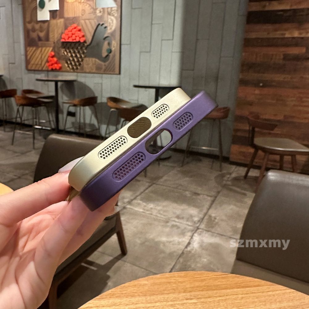 Ốp Điện Thoại Chống Sốc Kiểu Lưới Tản Nhiệt Cho iphone 15 12 13 14 pro max