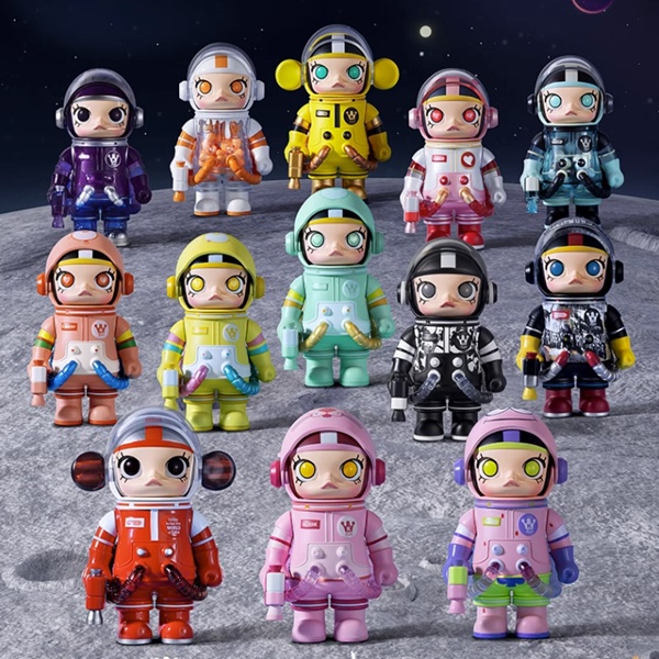 ★Đồ Chơi hgtoys Hg hgtoys★ Phấn Trang Điểm popmart mega space molly 100% 2-a