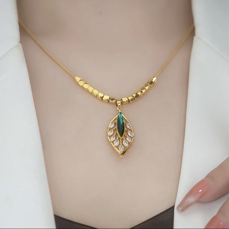 Vòng Cổ Ren Mặt Chiếc Lá Thời Trang Hàn Quốc Dành Cho Nữ