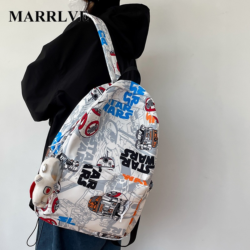 MARRLVE Balo vải oxford nam nhiều màu Cỡ Lớn Balo Thời Trang 2023 NEW K96T41J 35Z230828